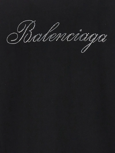 Shop Balenciaga Handwritten T-shirt Black