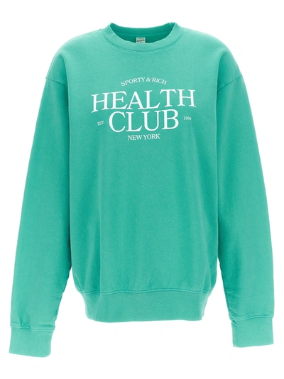 Shop Sporty And Rich Health Club Sweatshirt White