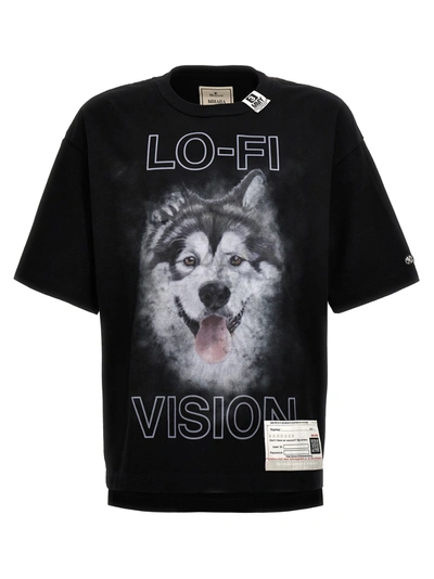 Shop Miharayasuhiro Lo-fi Vision T-shirt Black