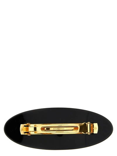 Shop Balenciaga Logo Hair Clip Hair Accessories Black