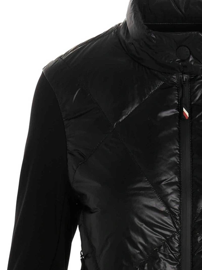 Shop Moncler Logo Jacket Coats, Trench Coats Black