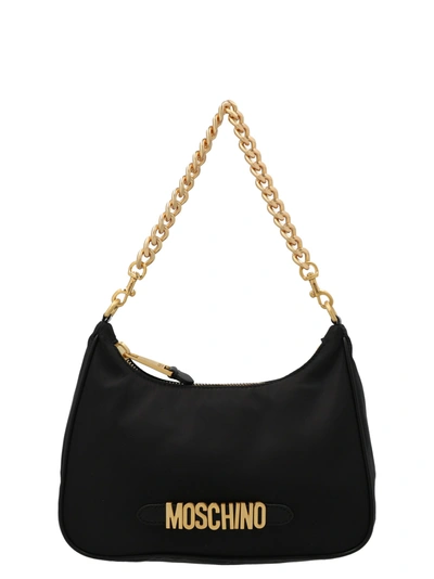 Shop Moschino Logo Shoulder Bag