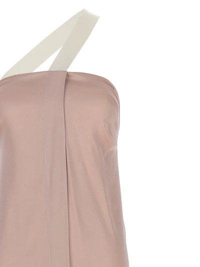 Shop Fendi Long Bustier Dress Dresses Pink