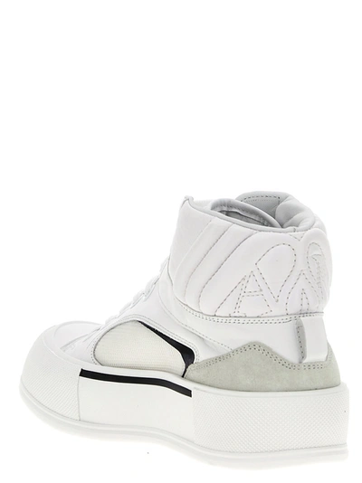 Shop Alexander Mcqueen Plimsoll Sneakers White