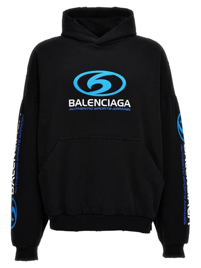 Shop Balenciaga Round Sweatshirt Multicolor
