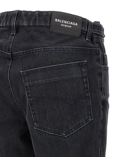 Shop Balenciaga Ski Jeans Black