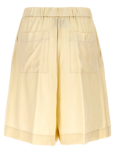 Shop Nude Viscose Bermuda Shorts Bermuda, Short Beige