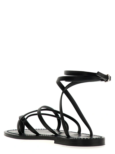 Shop K.jacques Saint Tropez Zenobie Sandals Black