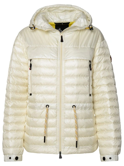 Moncler Eibing' White Polyamide Down Jacket In White