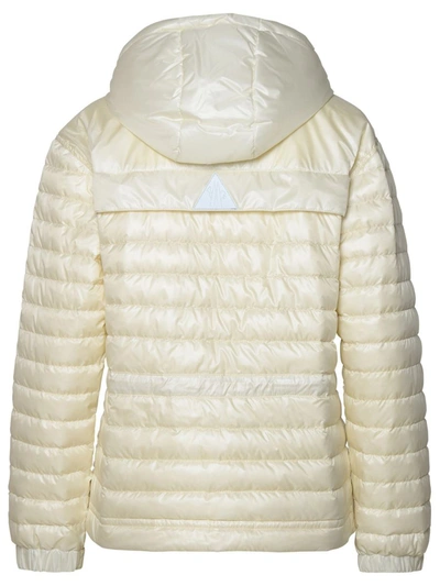 Shop Moncler Grenoble 'eibing' White Polyamide Down Jacket