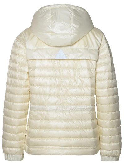 Moncler Eibing' White Polyamide Down Jacket In White
