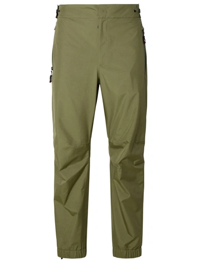 Shop Moncler Grenoble Green Polyester Pants
