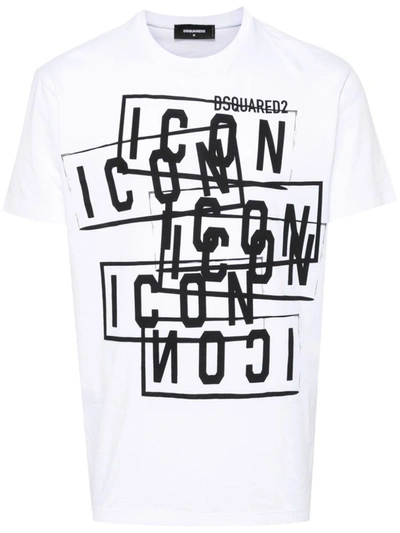 Shop Dsquared2 T-shirts And Polos In Col. 100