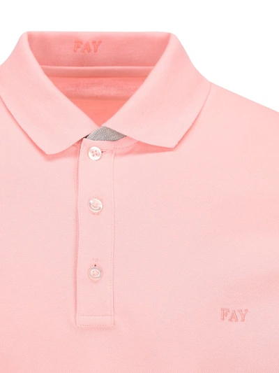 Shop Fay T-shirts And Polos In Pink