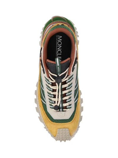 Shop Moncler Sneakers In Medium Green
