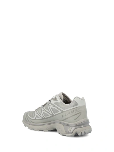 Shop Salomon Sneakers In Ghost Gray/ghost Gray/gray Fla