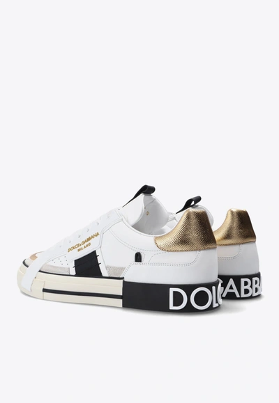 Shop Dolce & Gabbana Custom 2.zero Low-top Sneakers In White