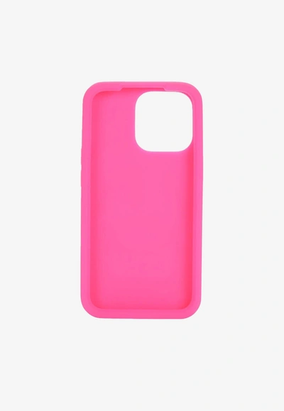 Shop Dolce & Gabbana Dg Logo Iphone 13 Pro Cover In Pink