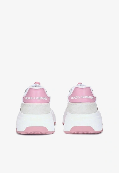 Dolce & Gabbana Daymaster Logo-patch Lace-up Sneakers In White