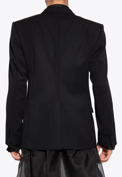 Shop Dolce & Gabbana Double-breasted Blazer In Black
