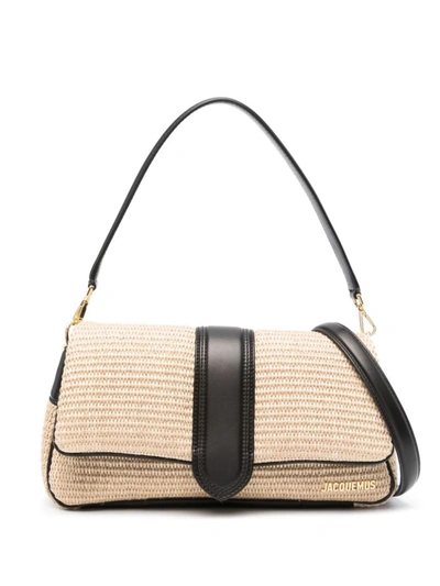 Shop Jacquemus Bags.. In Ivory/black