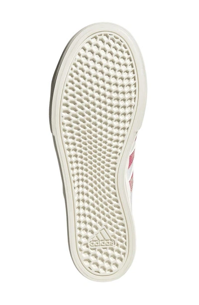 Adidas Originals Bravado 2.0 Platform Skate Sneaker In White/ Pink/ Off White