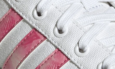 Shop Adidas Originals Bravado 2.0 Platform Skate Sneaker In White/ Pink/ Off White