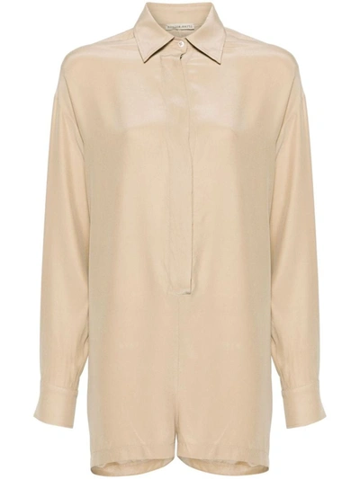 Shop Faliero Sarti Kessy Silk Shirt In Dove Grey