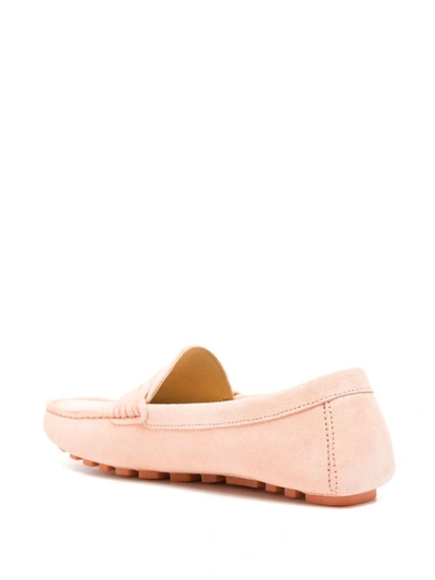 Shop Paul Smith Suede Loafers In Orange