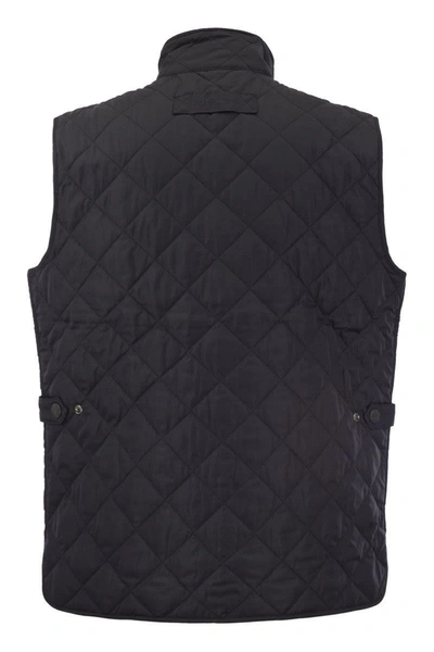 Shop Barbour Lowerdale - Quilted Vest In Blue