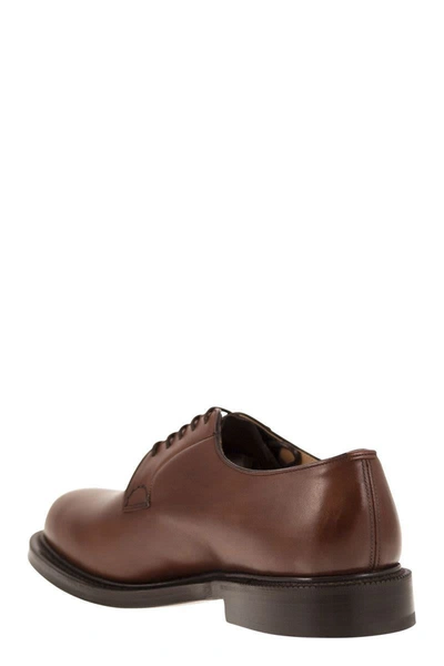 Church's Whole Cut Brown Derby With Artisanal Hand-stitching