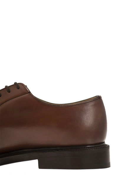 Church's Whole Cut Brown Derby With Artisanal Hand-stitching