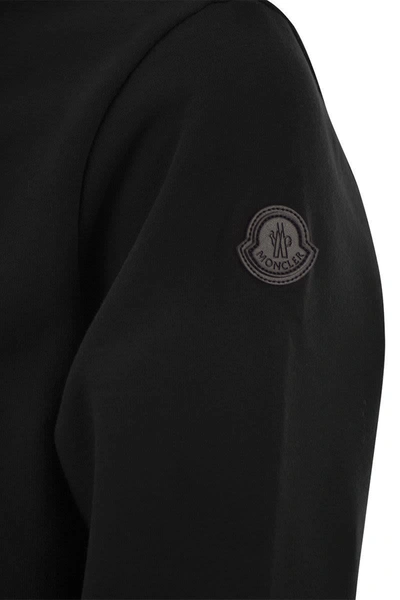 Shop Moncler Sweatshirt With Logo In Black