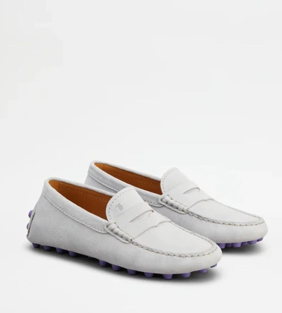 Shop Tod's Flat Shoes In Grey