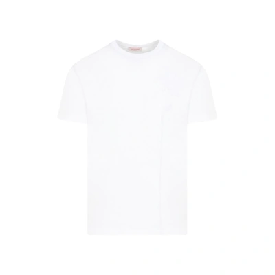 Shop Valentino Cotton T-shirt Tshirt In White