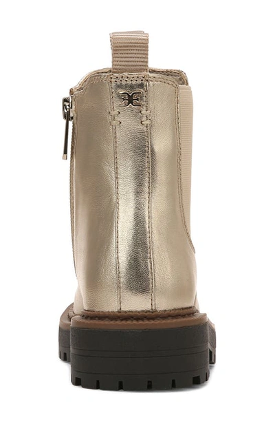 Sam Edelman Kids' Laguna Chelsea Boot In Gold Leaf