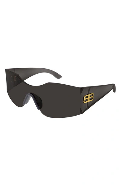 Shop Balenciaga 99mm Oversize Geometric Sunglasses In Grey