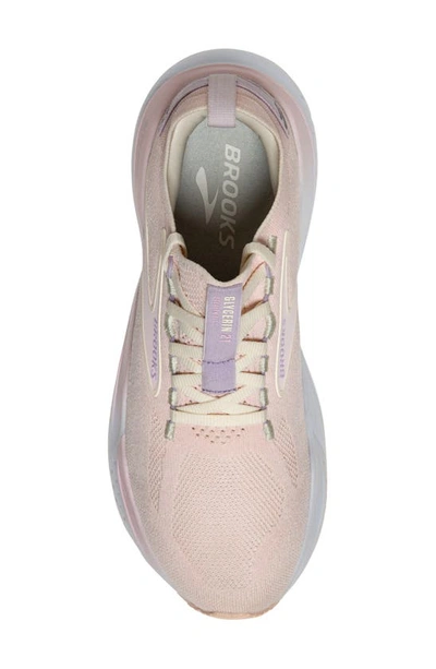 Shop Brooks Glycerin Stealthfit 21 Running Shoe In Pink/ Marshmallow/ Orchid
