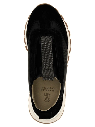 Shop Brunello Cucinelli 'monile' Sneakers In Black