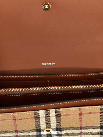 Shop Burberry 'halton' Wallet In Beige