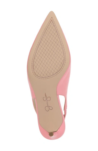 Shop Jessica Simpson Souli Slingback Pointed Toe Pump In Bubble Gum Pink
