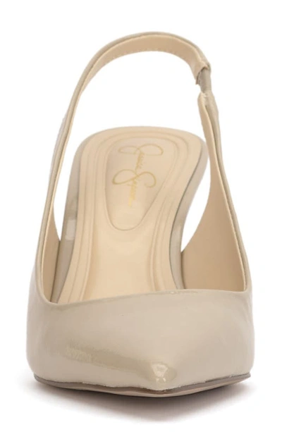 Jessica Simpson Souli Slingback Pointed Toe Pump In Stormy Grey