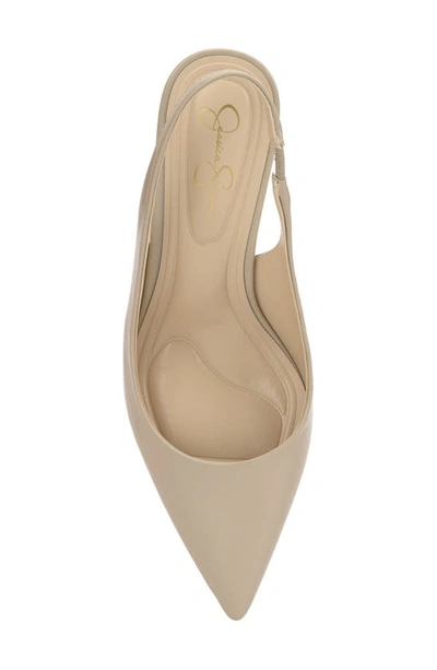 Jessica Simpson Souli Slingback Pointed Toe Pump In Stormy Grey