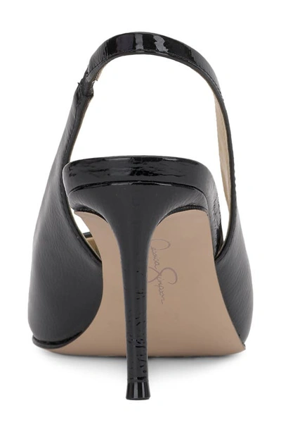 Jessica Simpson Souli Slingback Pointed Toe Pump In Black