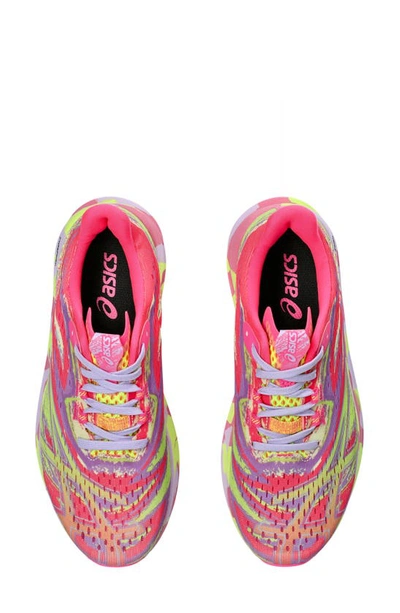 Shop Asics Noosa Tri 15 Running Shoe In Hot Pink/ Safety Yellow