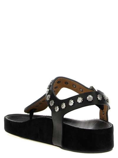 Shop Isabel Marant 'enore' Sandals In Black