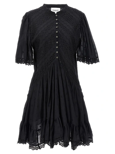 Shop Isabel Marant Étoile 'slayae' Dress In Black