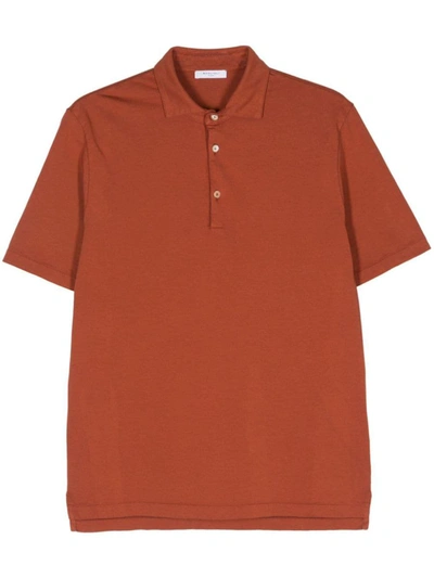 Shop Boglioli Cotton Polo Shirt In Red