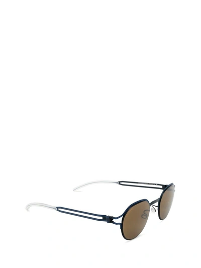 Shop Mykita Sunglasses In Indigo/yale Blue