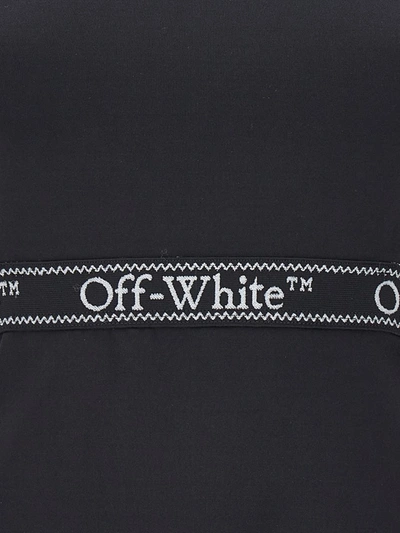 Shop Off-white 'logoband' T-shirt In White/black
